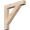 Ekena Millwork Traditional Block Smooth Bracket, Douglas Fir, 3 1/2"W x 24"D x 24"H BKT04X24X24TRA05SDF - alternate 1